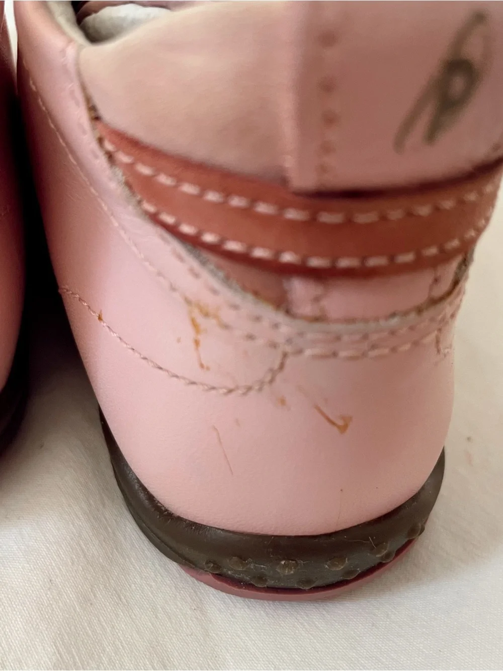 PRIMIGI Kids Baby Boots Pink Leather Lace Up Walkers Sneakers Made In Italy